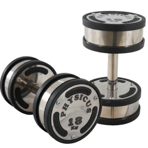 Imagem do produto Dumbbell  18KGS Com Acabamento em Aço Inox